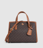 Michael Kors Chantal Monogram Satchel Bag
