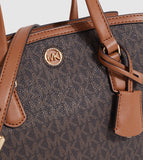 Michael Kors Chantal Monogram Satchel Bag