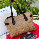 Coach Handbag With Long Belt