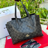 Coach Handbag With Long Belt