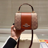 COACH Lysa Top Handle In Signature Canvas